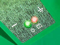 Villanypásztor készülék visszajelző led